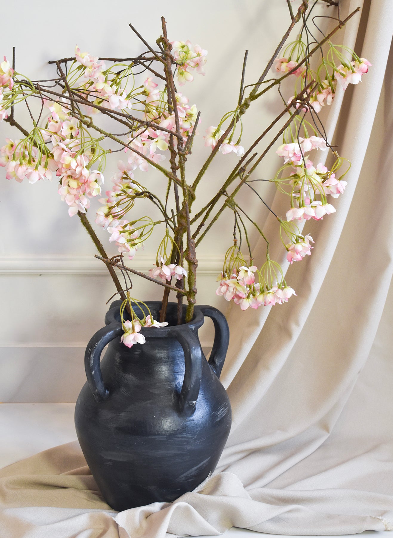 Black Vintage Urn