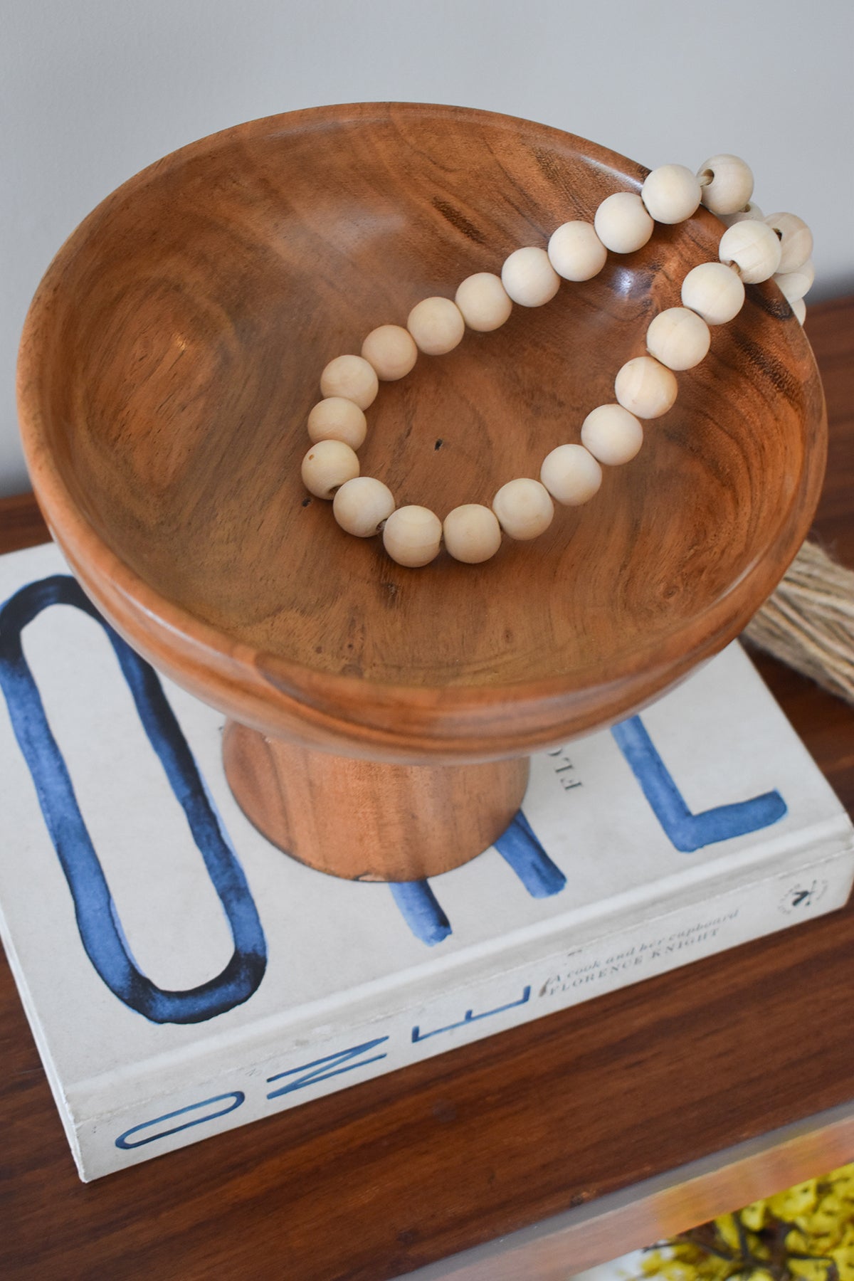 Acacia Pedestal Bowl