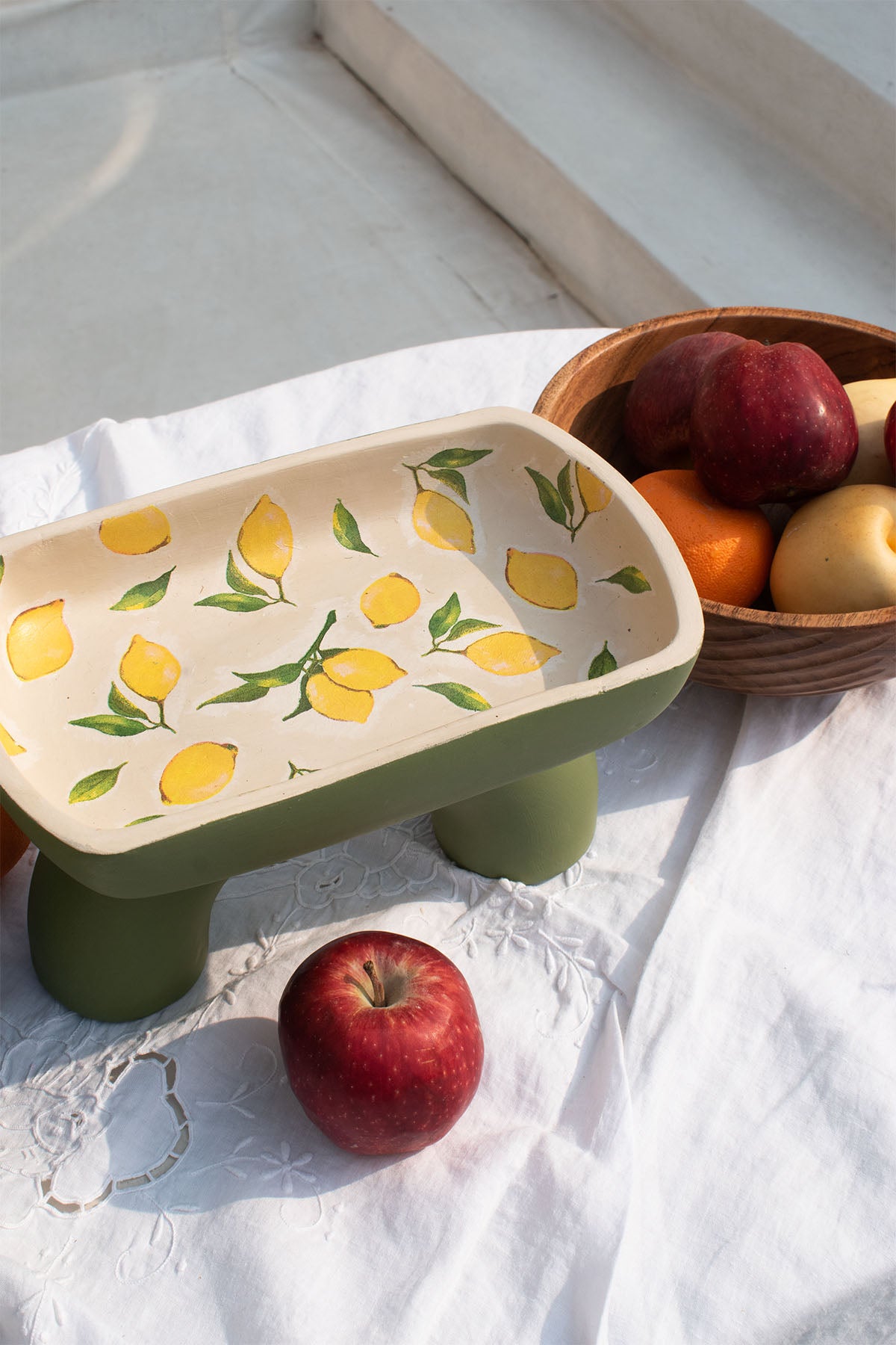 Lemon Terracotta Tray (Pre order only)