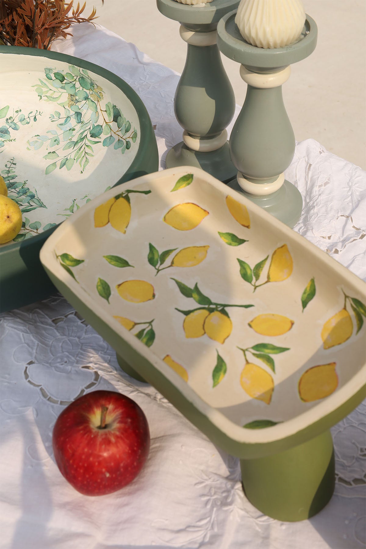 Lemon Terracotta Tray (Pre order only)